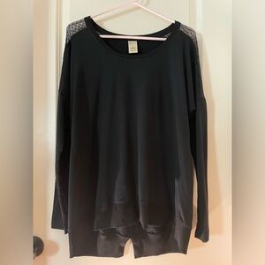 Balance Collection Black Long Sleeve Top